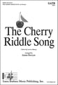 The Cherry Riddle Song SATB choral sheet music cover